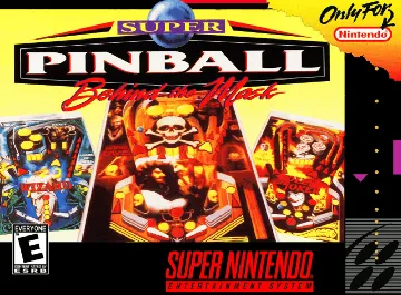 Super Pinball - Behind the Mask (USA) (Rev 1) box cover front